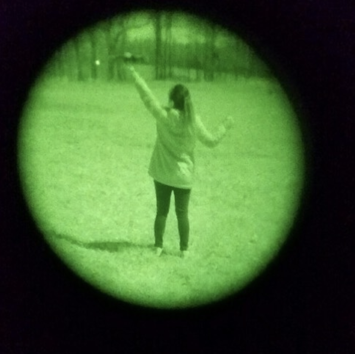 Night Vision Goggle Drone Catching